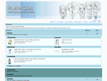 Tablet Screenshot of gallery.pixaelsoft.com